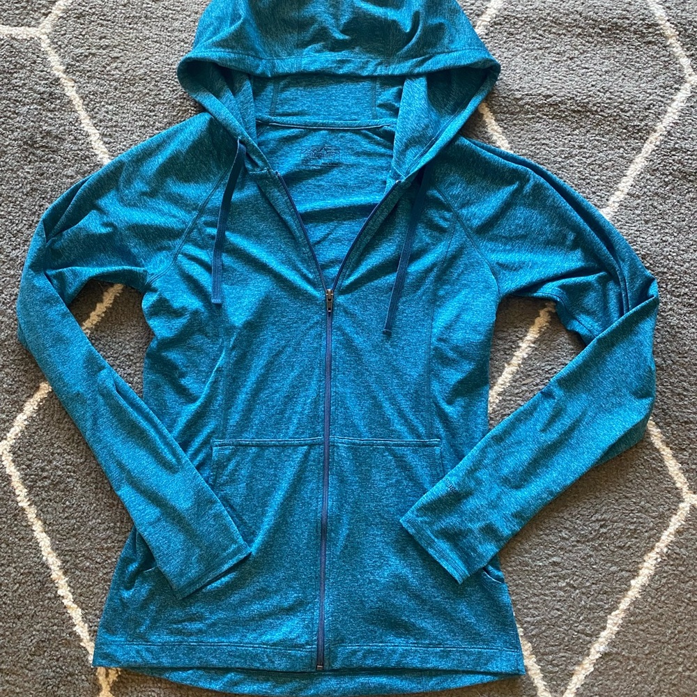 Like New Patagonia Seabrook Zip Light Hoodie Big Sur Blue XS Womens